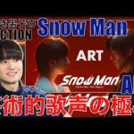 【Snow Man】"めめあべ"の歌声が芸術的で罪深い!!こりゃ名曲だわ!!【Ryohei Abe / Ren Meguro 'ART' Music Video】リアクション・歌唱分析