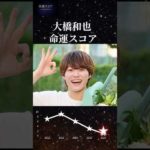 大橋和也さんの命運スコア意外でした。順調に見える時ほど運命は「次の準備」をしている。ゼロ地点は終わりじゃない。新しいステージの始まり。#大橋和也 #なにわ男子 #占い #四柱推命 #命運スコア